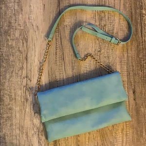 Turquoise crossbody bag